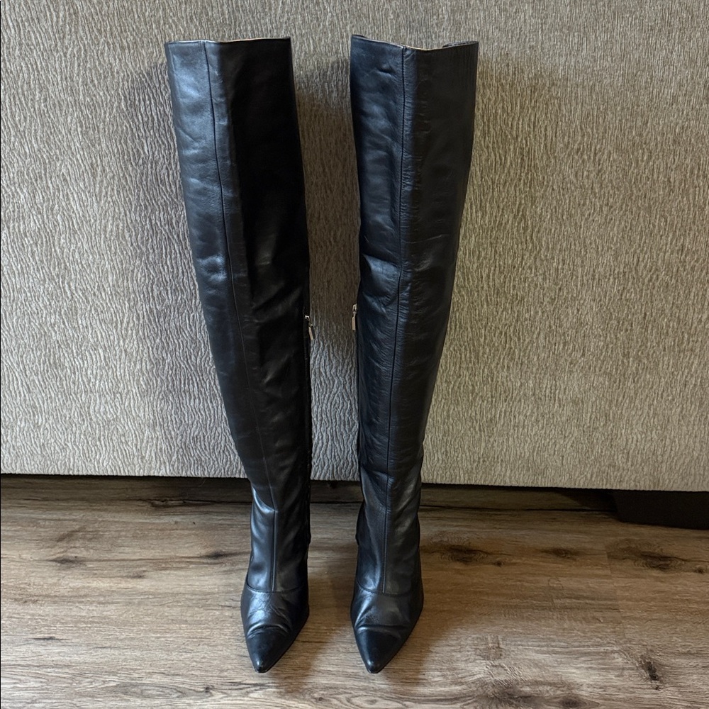 Colin Stuart Women's Black Over-the-Knee Boots - Picture 2 of 16